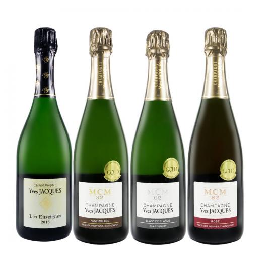 ひらまつ限定販売「イヴ・ジャック」シャンパーニュ4本セット