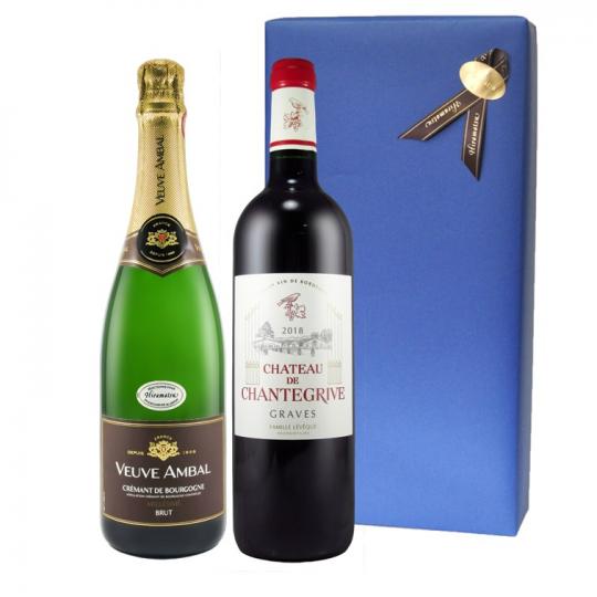 【ギフト箱付き】スパークリング&ボルドー赤ワインギフトセット