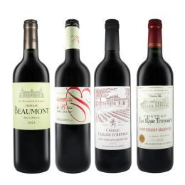 【ソムリエおすすめ】ボルドー赤ワイン4本セット