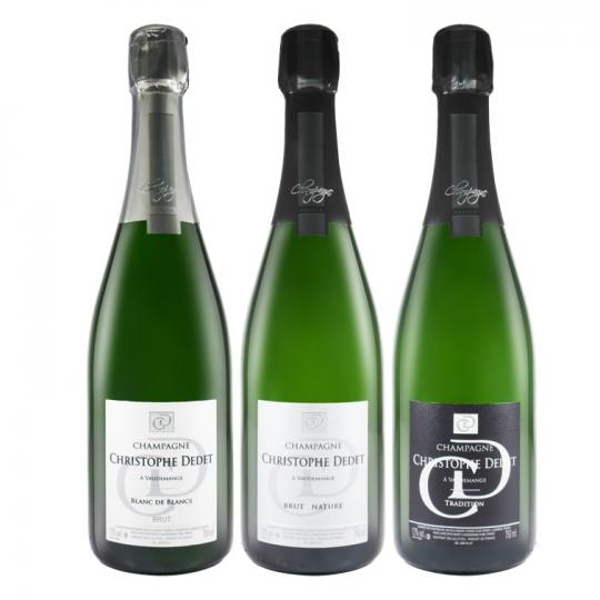 【ソムリエおすすめ】クリストフ・ドゥデ・シャンパーニュ3本セット